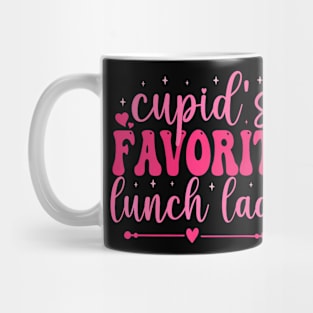 Cupids Favorite Lunch Lady Valentine Day Love Lunch Lady Premium Mug